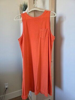 Orange T-Shirt Dress